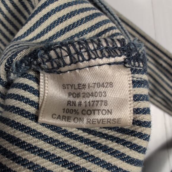 Lovestitch Women’s S Chambray Denim Overalls Button Front Casual Cottagecore - Picture 9 of 11